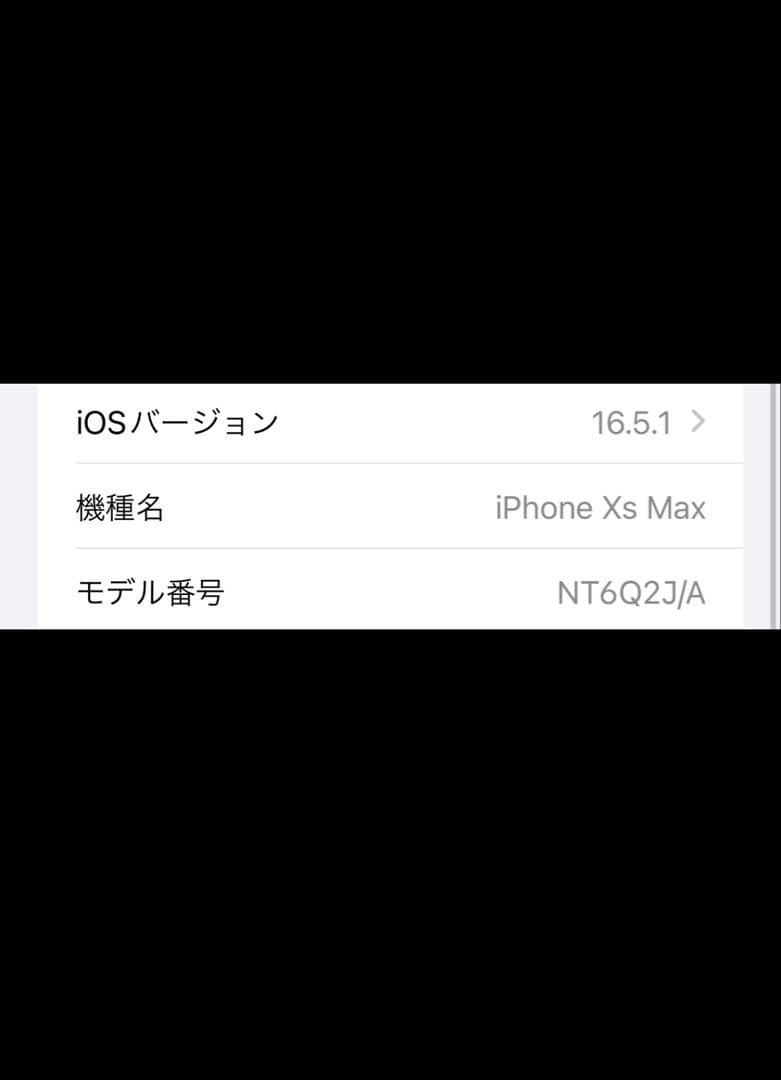 iPhone Xs Max 本体(スペースグレイ)