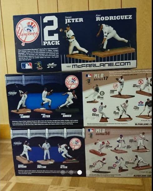 MLB ヤンキースフィギュア 2,3体の3セット