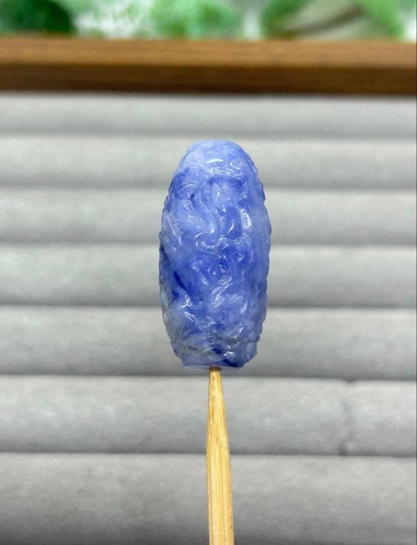 天然石水晶パーツ　ドラゴン天珠　No.2502