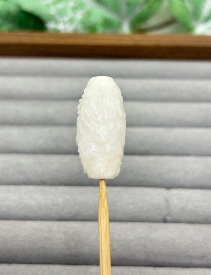 天然石水晶パーツ　ドラゴン天珠　No.2502