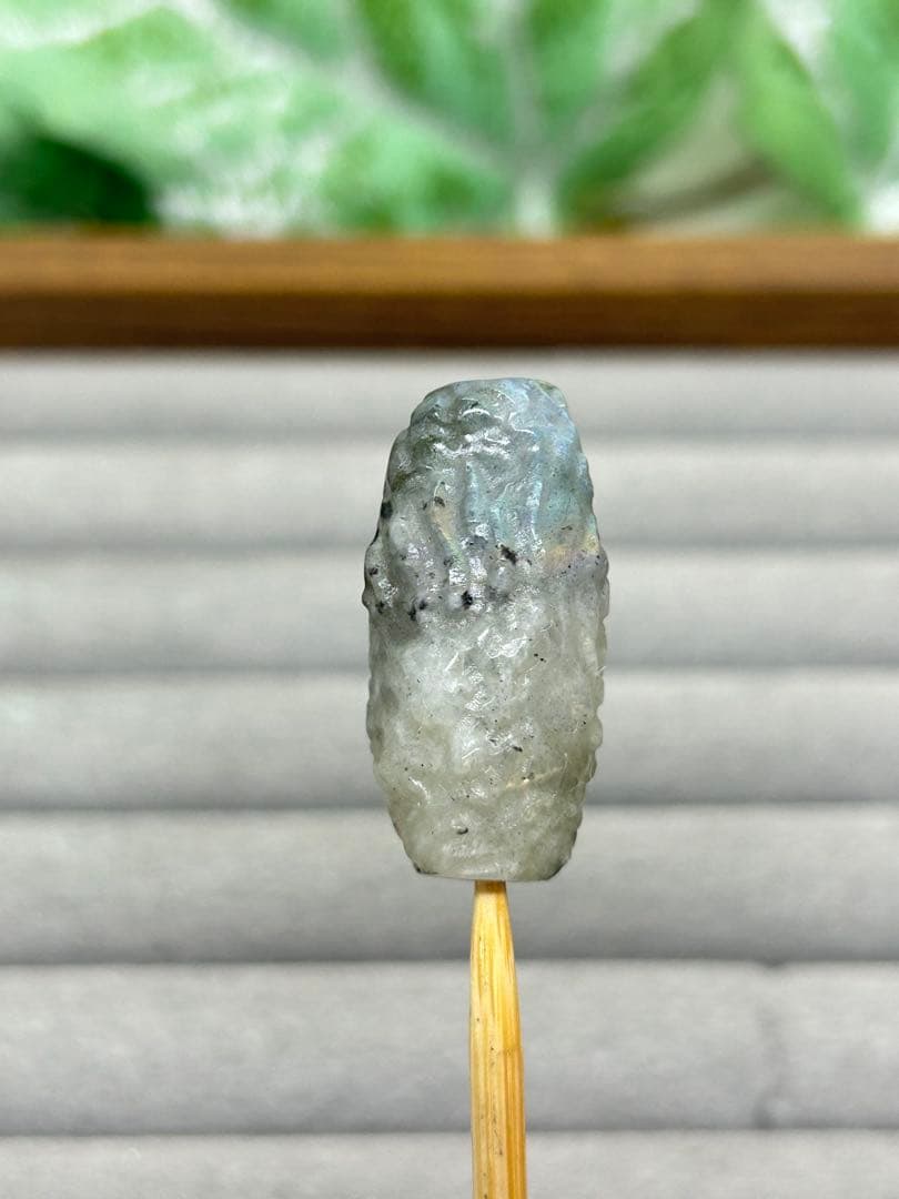 天然石水晶パーツ　ドラゴン天珠　No.2502