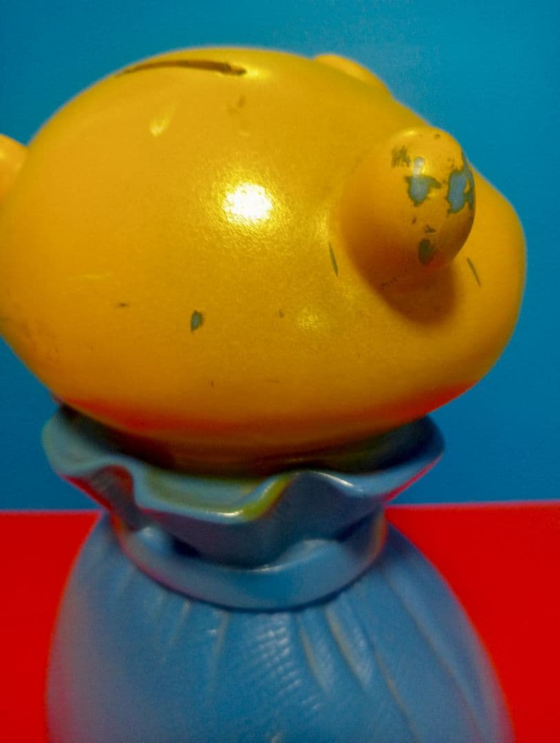 1971 ヴィンテージ プレイパル大きなマネーモンスターバンク貯金箱