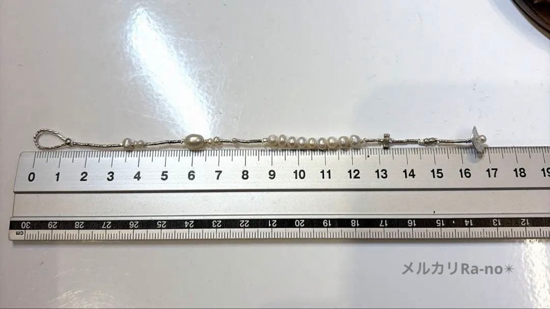 天然石とカレンシルバー　ブレスレット　２本分