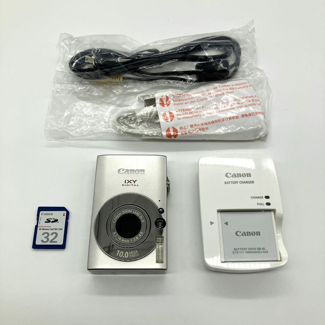 良品 Canon IXY DIGITAL 25 IS シルバー【作例写真有り】