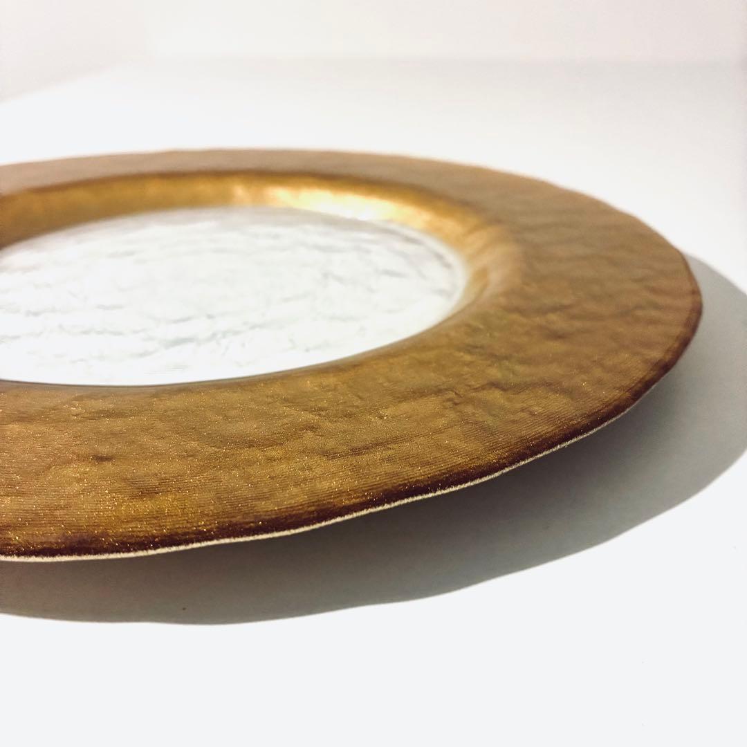 ミヤザキ食器　エムスタイル マラケシュ リムプレート 28cm セット ゴールド