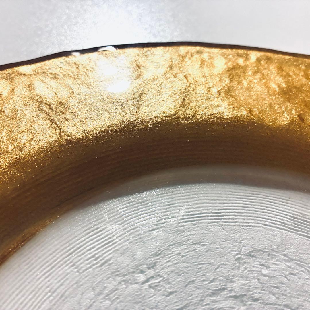 ミヤザキ食器　エムスタイル マラケシュ リムプレート 28cm セット ゴールド