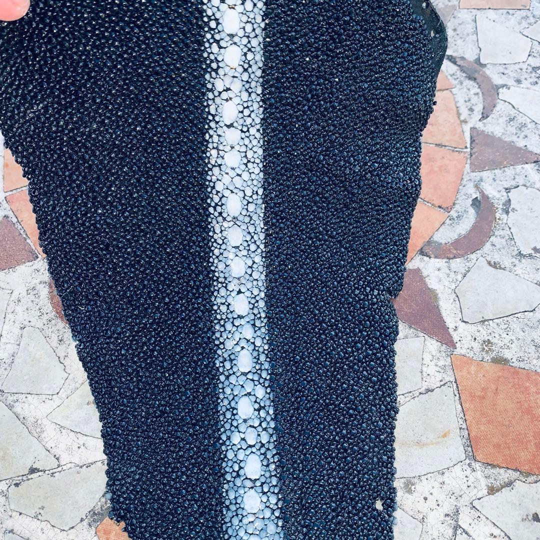 19)エイ革 鮫革 鮫皮 stingray ガルーシャ スティングレイ