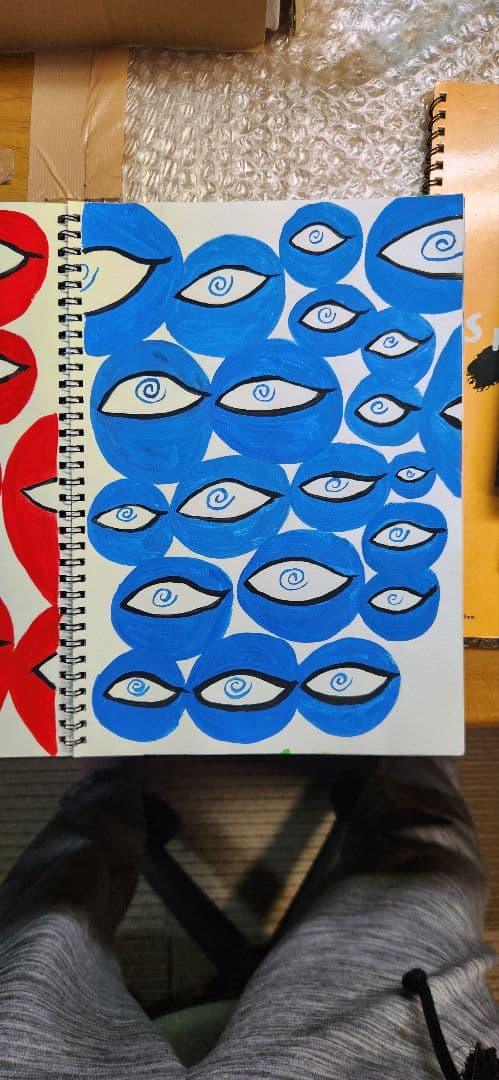 僕がうつ病だった時に描いた絵 有名になって生きてたらいいことあるって証明します