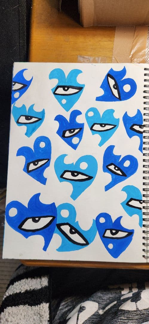 僕がうつ病だった時に描いた絵 有名になって生きてたらいいことあるって証明します