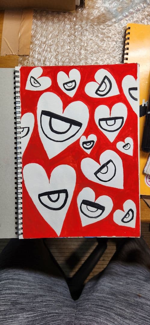 僕がうつ病だった時に描いた絵 有名になって生きてたらいいことあるって証明します