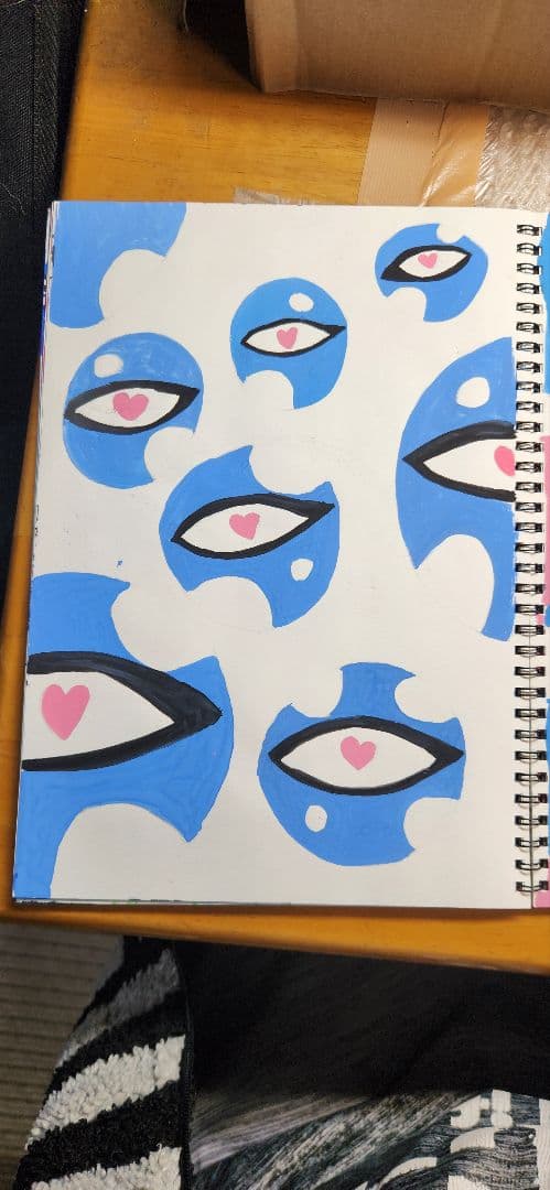 僕がうつ病だった時に描いた絵 有名になって生きてたらいいことあるって証明します