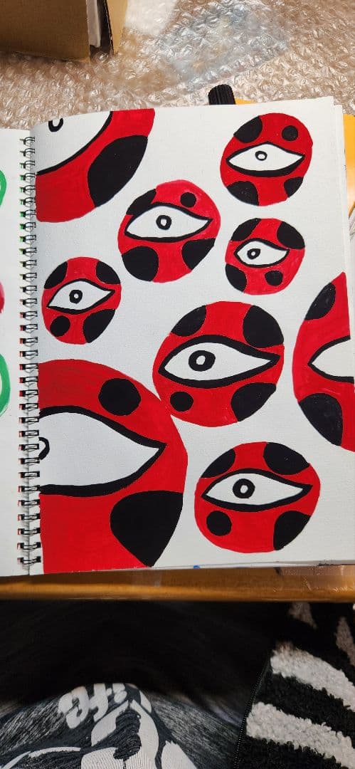 僕がうつ病だった時に描いた絵 有名になって生きてたらいいことあるって証明します