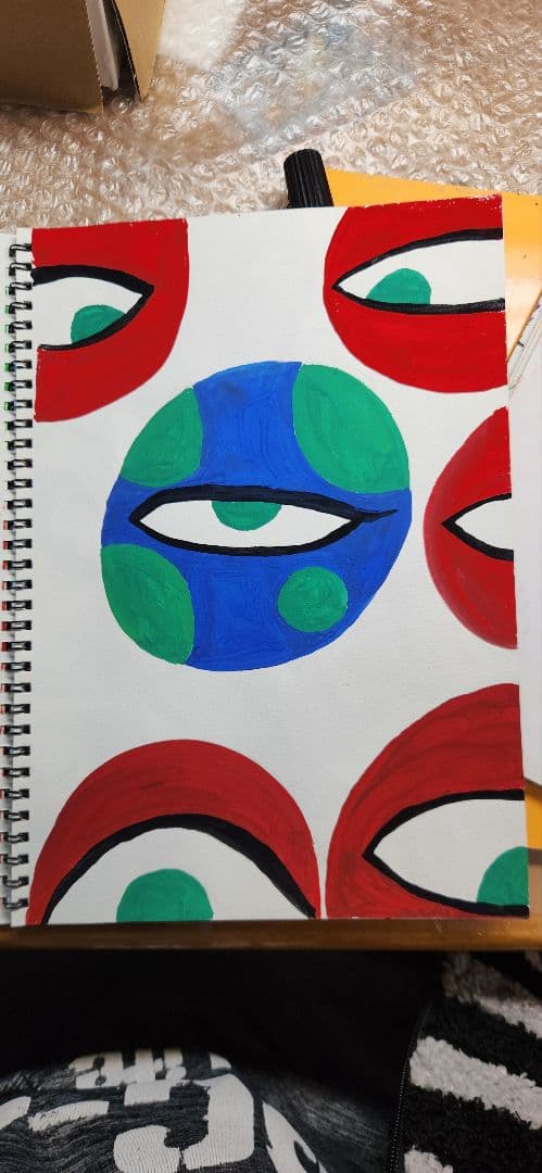 僕がうつ病だった時に描いた絵 有名になって生きてたらいいことあるって証明します