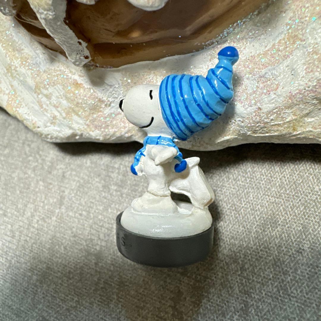 スヌーピー クリスマス　オルゴール　スケート　サンキョー　からくりオルゴール