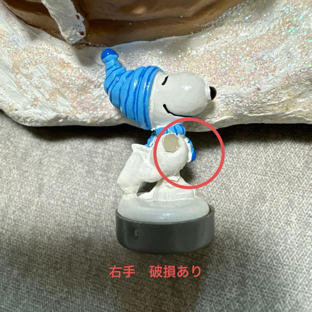 スヌーピー クリスマス　オルゴール　スケート　サンキョー　からくりオルゴール