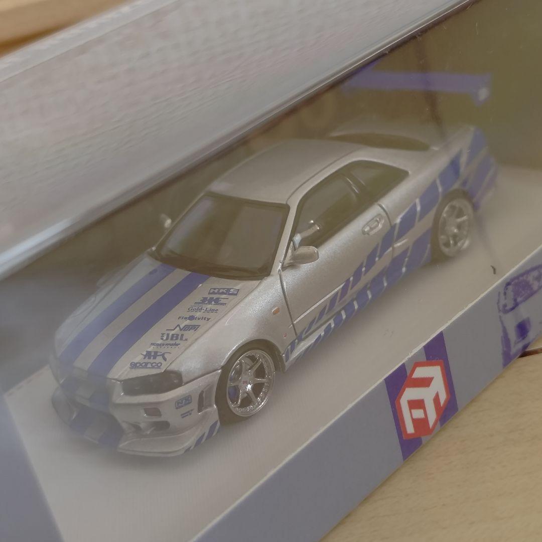 FH 1/64 R34 SKYLINE GT-R ワイスピ 628 of 999