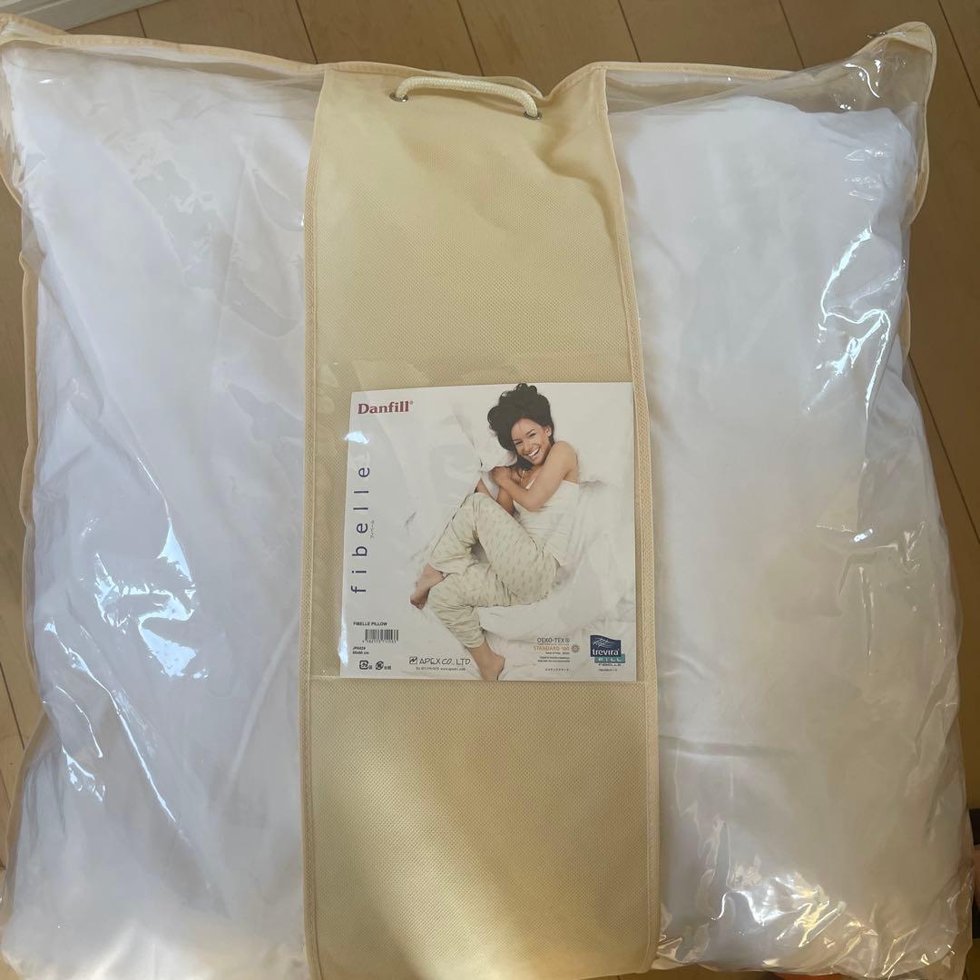 枕2個セットダンフィル フィベールピロー サイズ 80×80 60×60