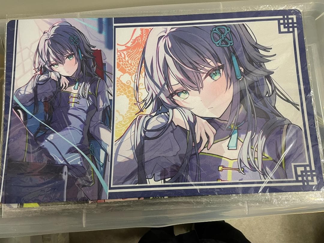 サンパン　スリーブ プレイマット　セット　月村 手毬 illust:にんげんまめ