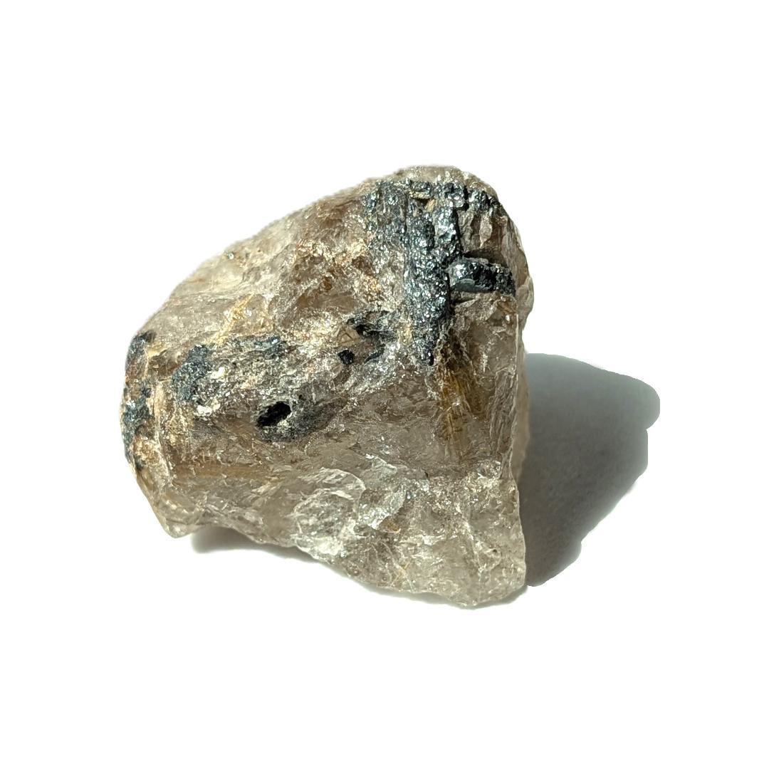 太陽放射ルチル 原石 ヘマタイトから伸びる 金が成る お守り 贈り物 ギフト