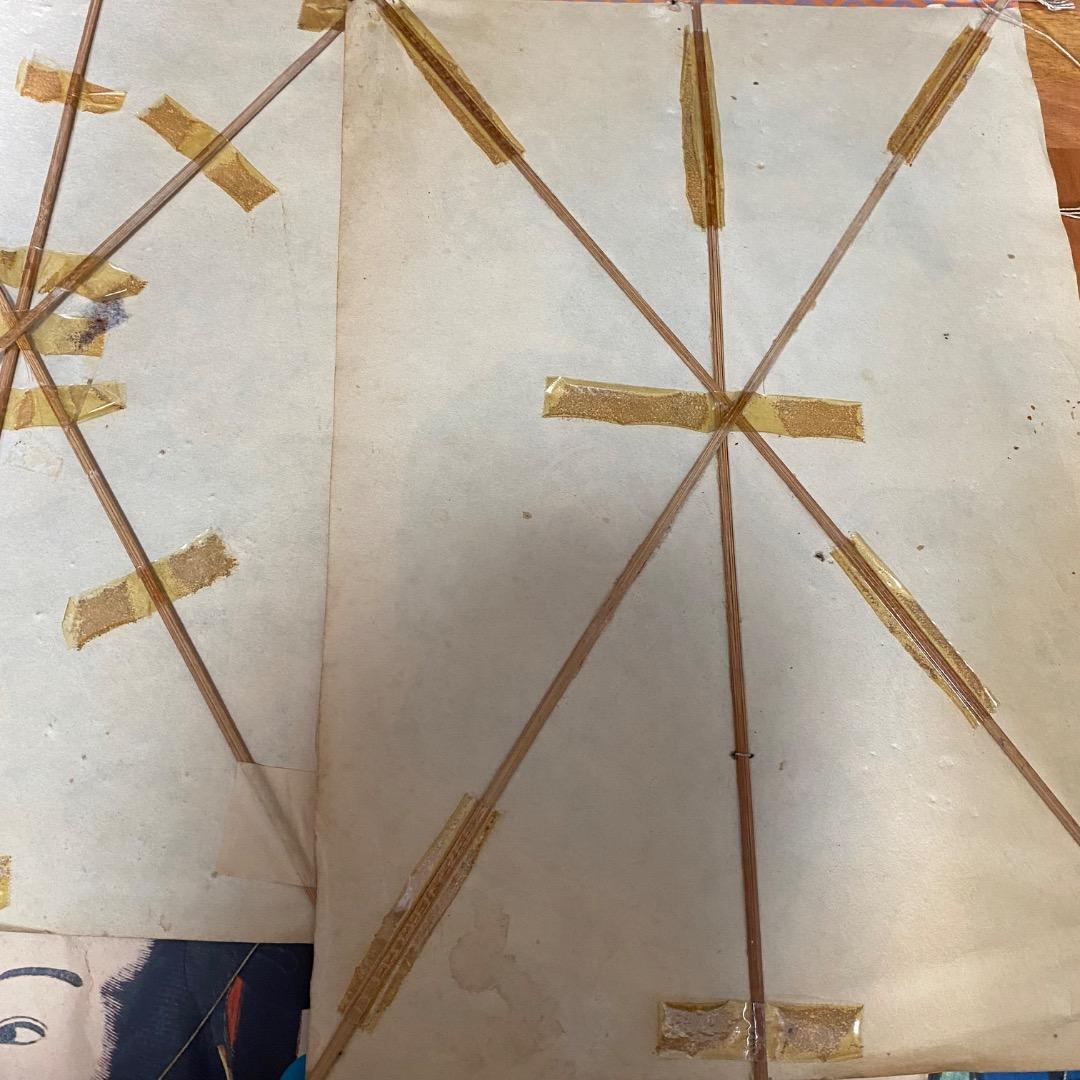 激レア 1960年-70年代 ？興和 キャベジン きゃべじん 江戸凧 セット