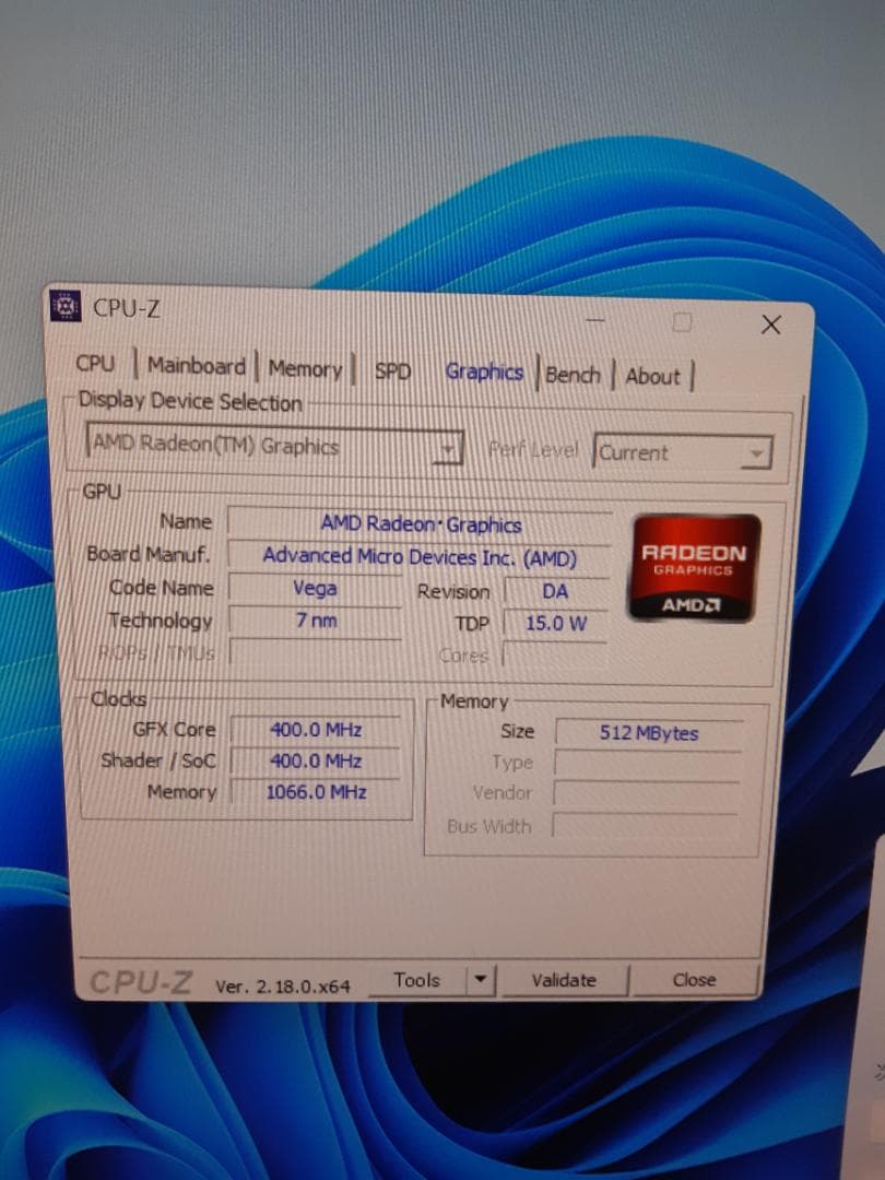 自作PC　RYZEN3 PRO 4350G・8GB・120GB・Win11