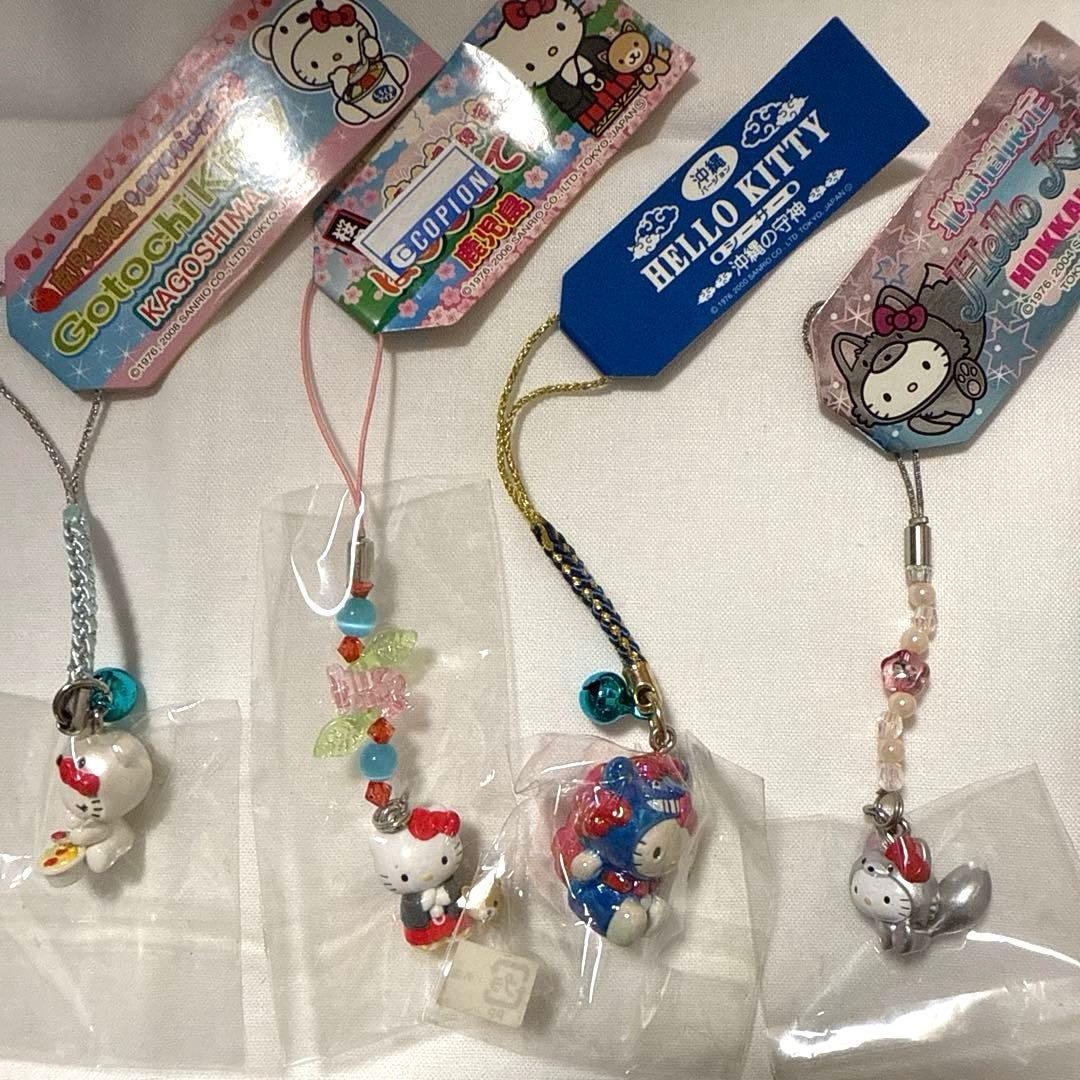 ご当地キティ　根付　7個セット