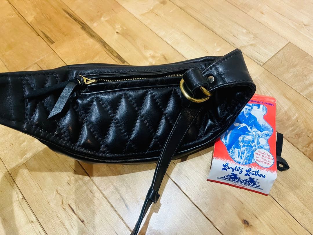 Langlitz Leathers ホースハイド ウエスト バッグ　レザー革