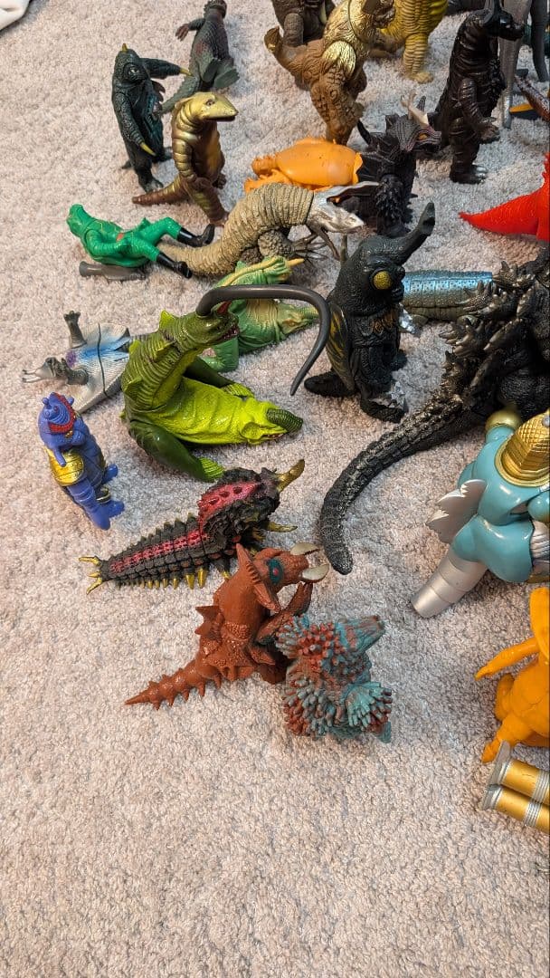 【まとめ売り】ゴジラ ウルトラマン 怪獣 フィギュア 当時物