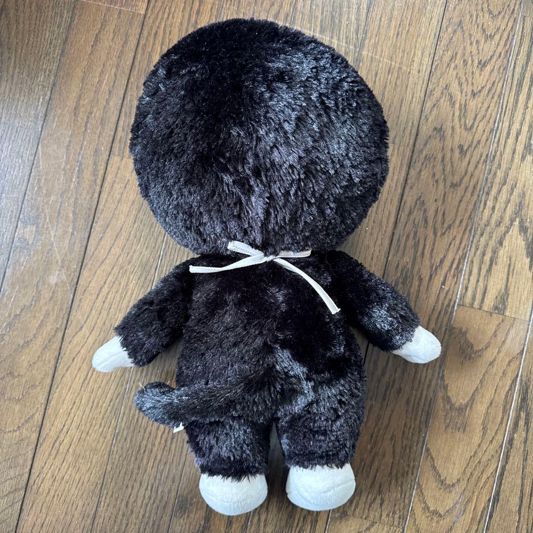 送料込●モンチッチビッグぬいぐるみ約45センチ 白黒セット Monchhichi
