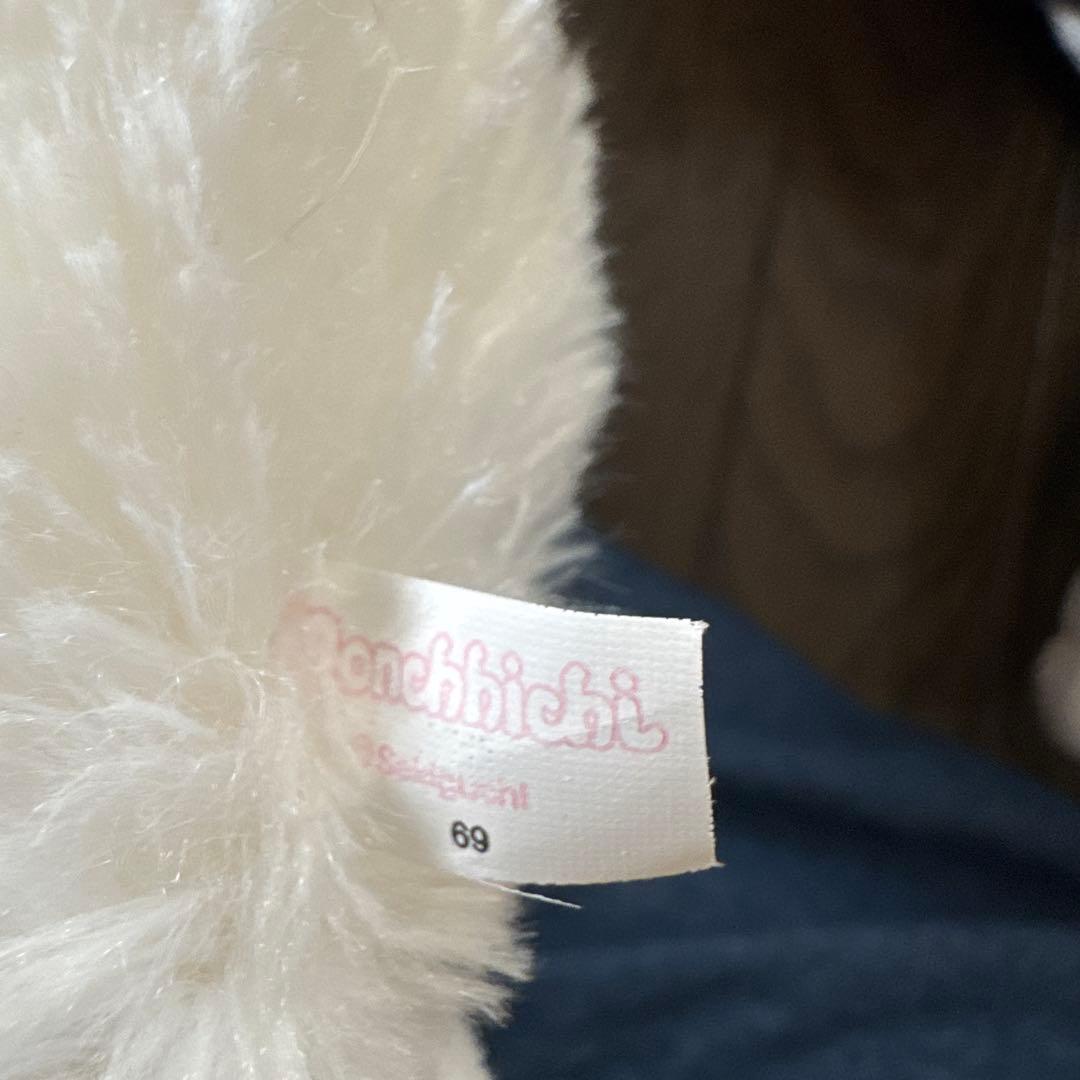 送料込●モンチッチビッグぬいぐるみ約45センチ 白黒セット Monchhichi