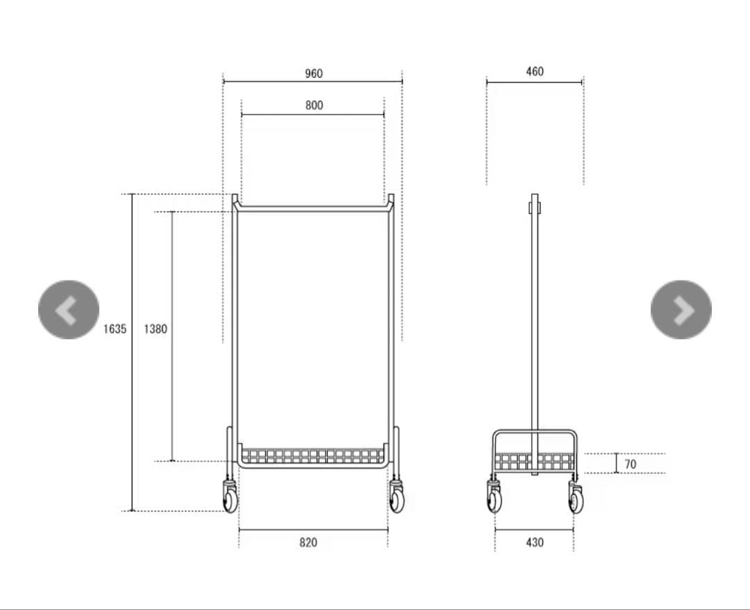 36\" GARMENT RACK /パシフィックファニチャーサービス/PFS