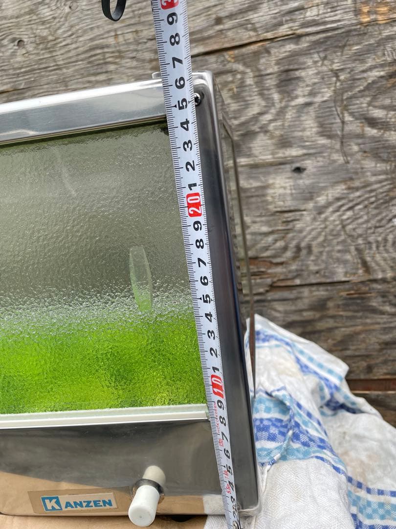 中古品　食品保存容器 ステンレススチール・ガラス製