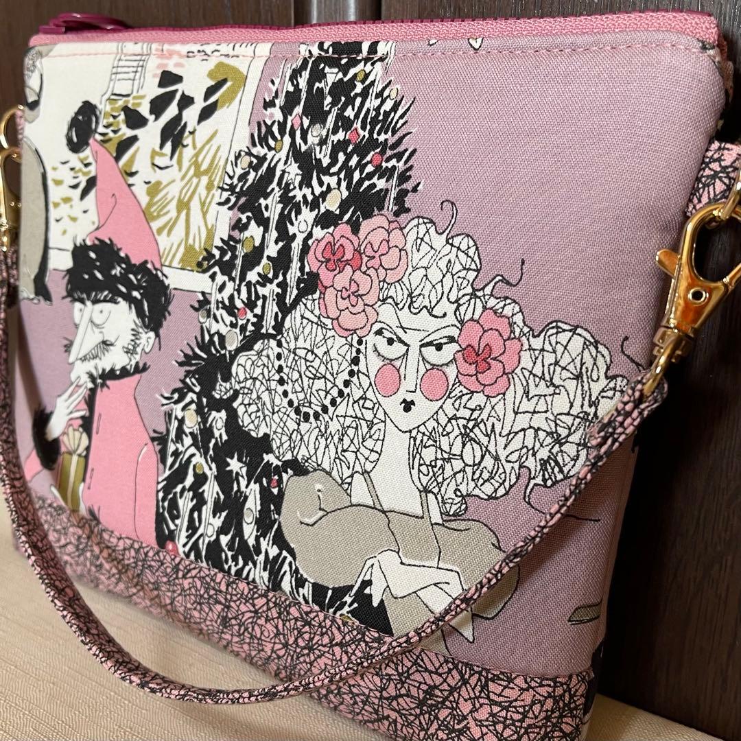 ♡20㎝ファスナーポーチ♡ハンドメイド　アレキサンダーヘンリー