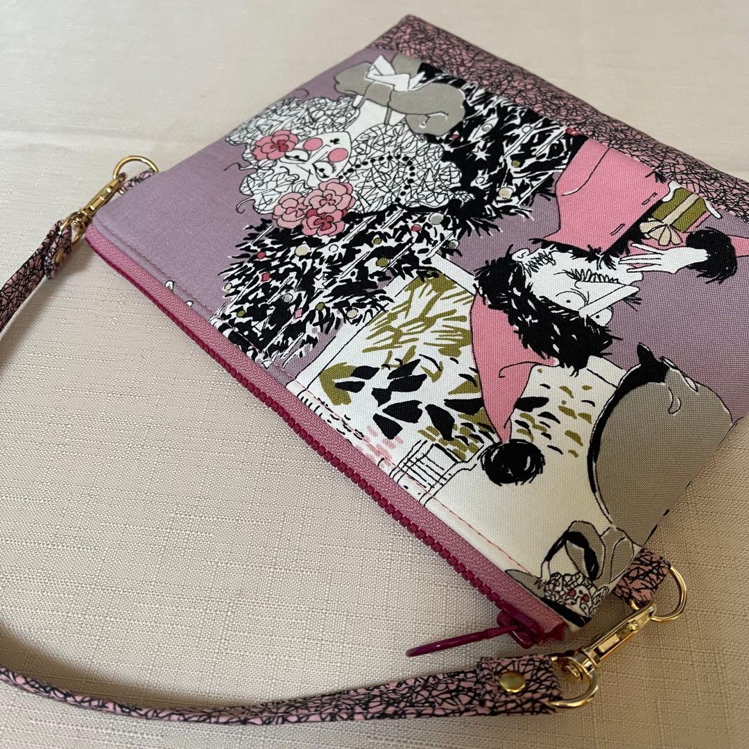 ♡20㎝ファスナーポーチ♡ハンドメイド　アレキサンダーヘンリー