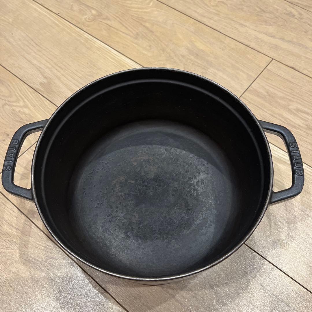STAUB LA COCOTTE 鍋 ラウンド24cm ブラック