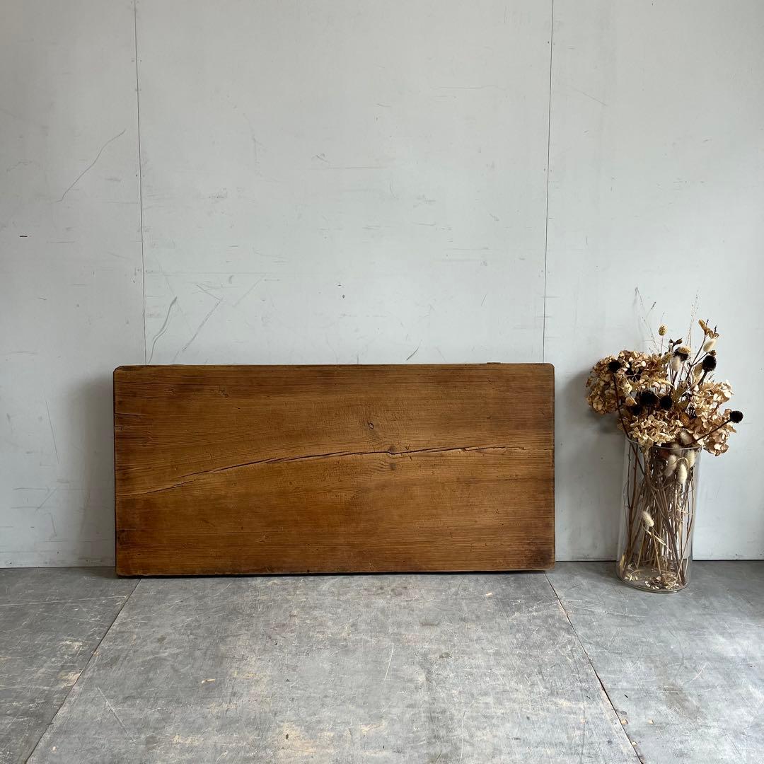 アンティーク 展示台 ボード 天板 看板 無垢材 古道具 シャビー z529