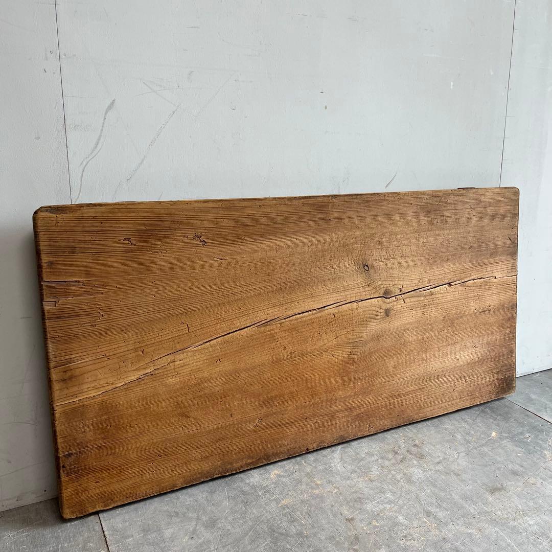 アンティーク 展示台 ボード 天板 看板 無垢材 古道具 シャビー z529