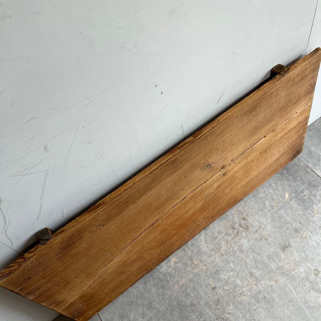 アンティーク 展示台 ボード 天板 看板 無垢材 古道具 シャビー z529