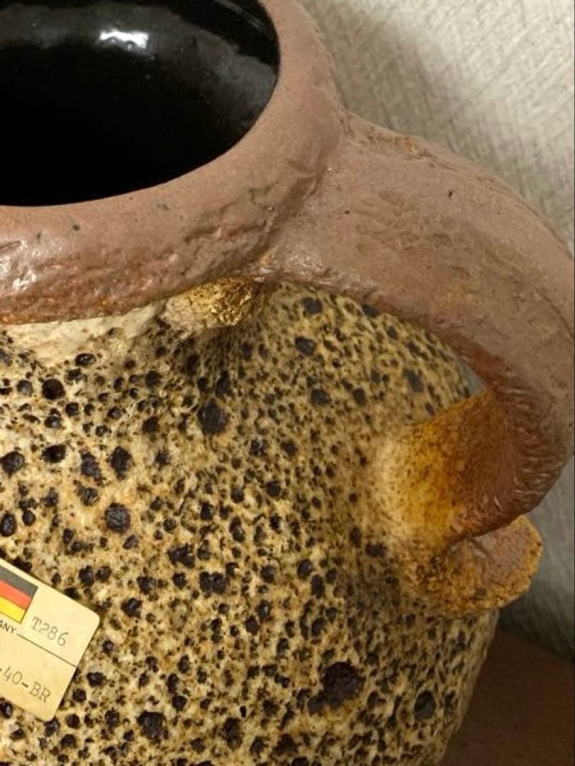 ブライデン大型花瓶 ファットラバ　ヴィンテージ　飾り壺 レトロ アンティーク