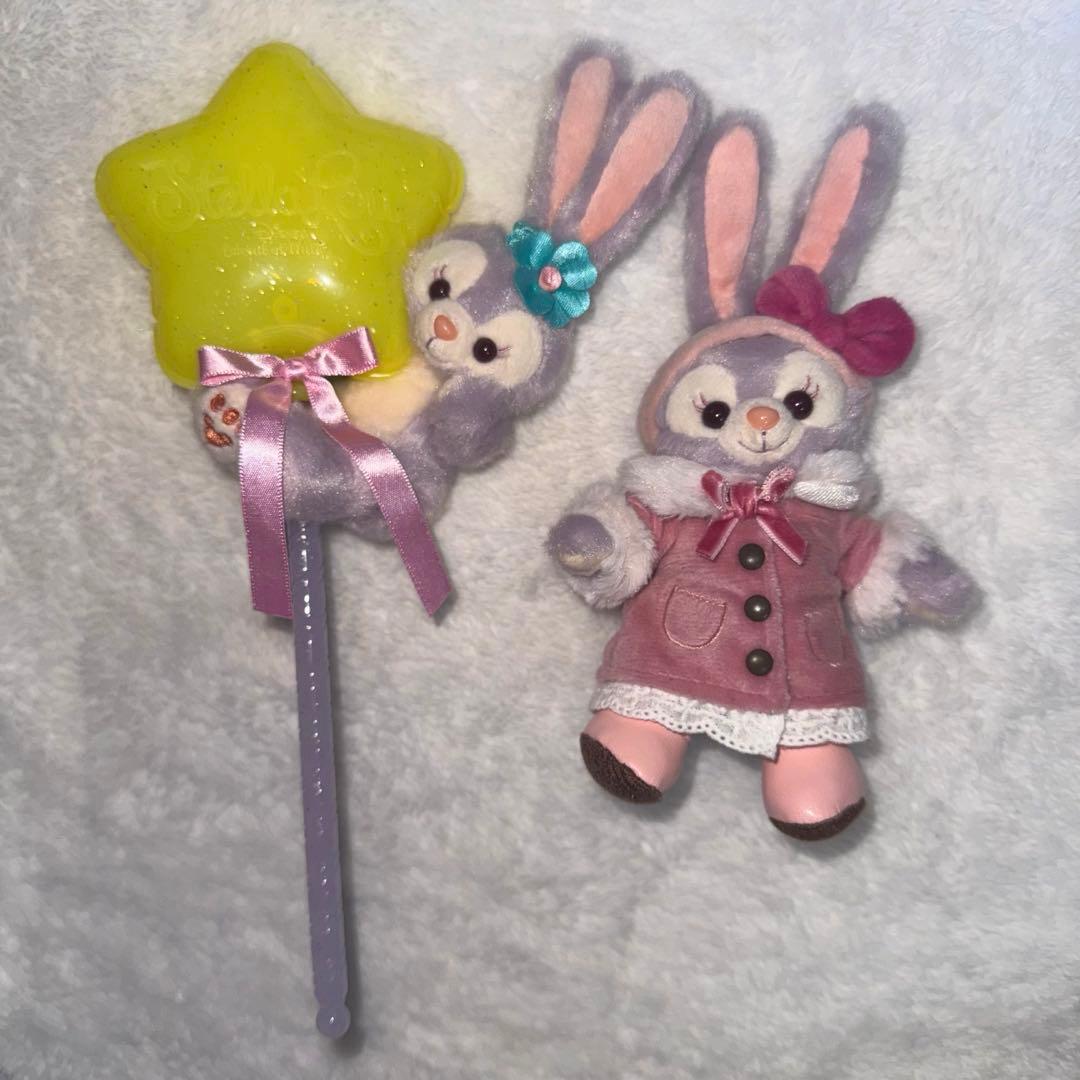 ディズニー ステラルー ぬいぐるみバッジ ぬいぐるみストラップ セット