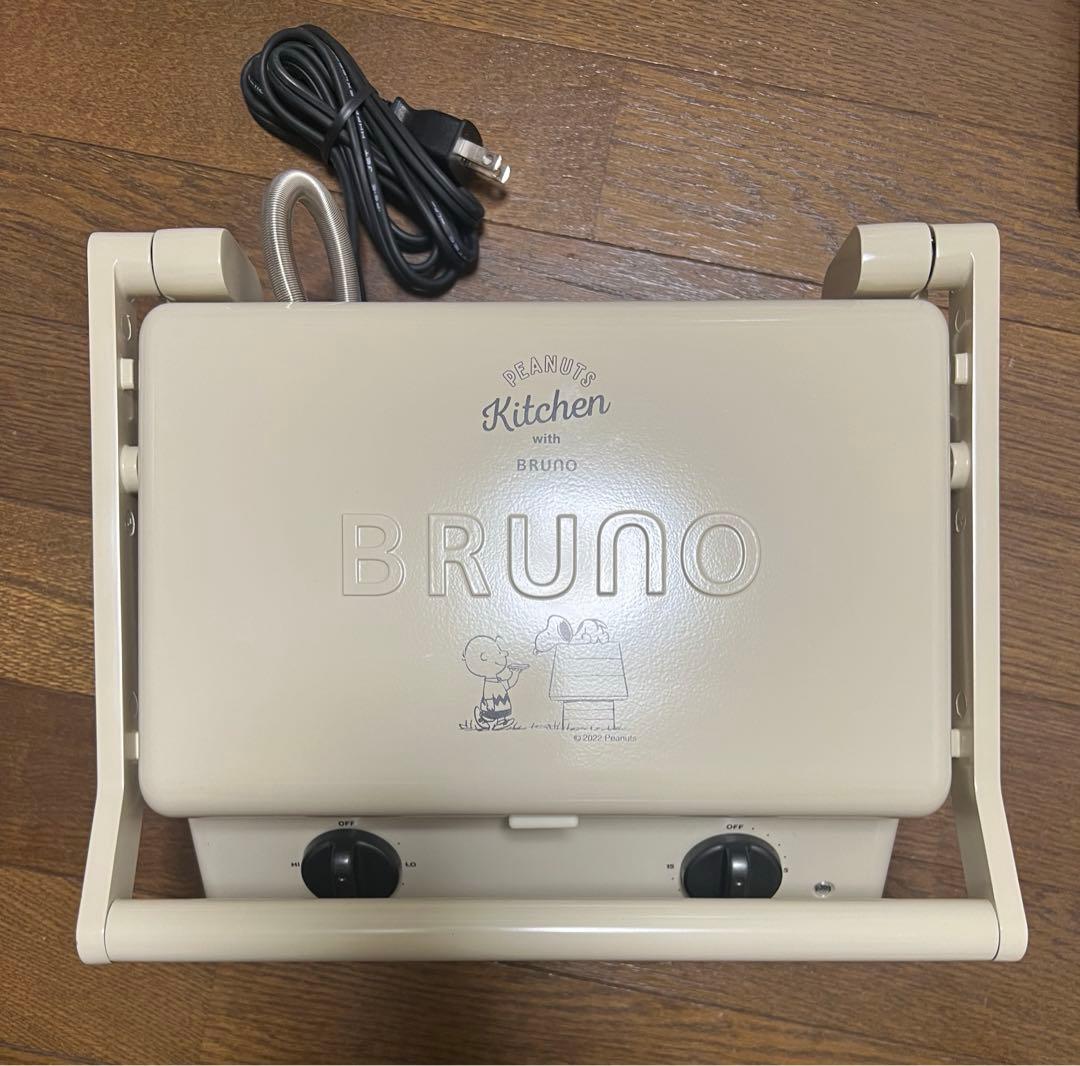 Bruno BOE092 PEANUTS グリルサンドメーカーダブル　スヌーピー