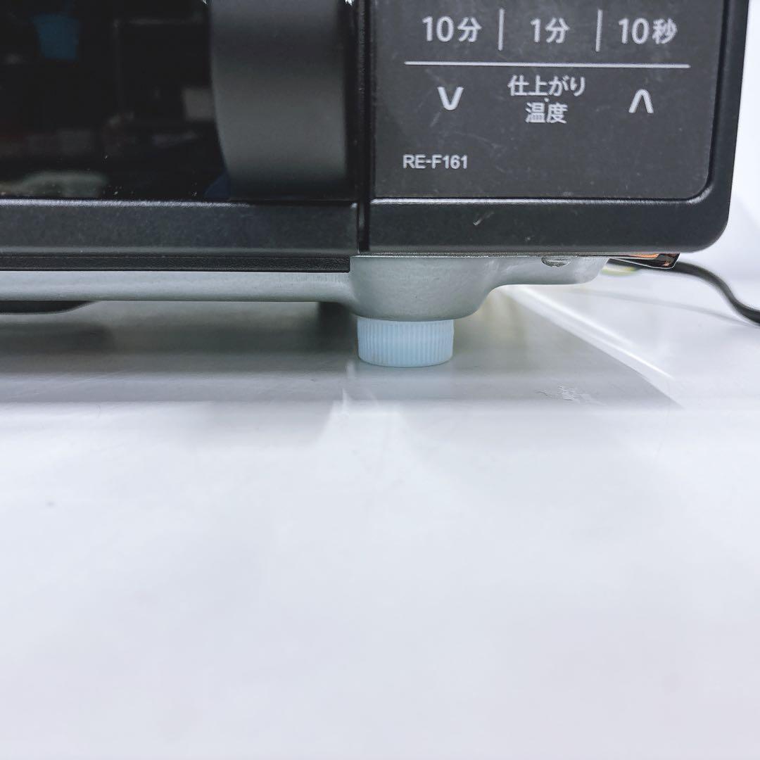 ①訳あり難ありSHARPフラット 角皿付きオーブンレンジ2021年製ブラック黒色