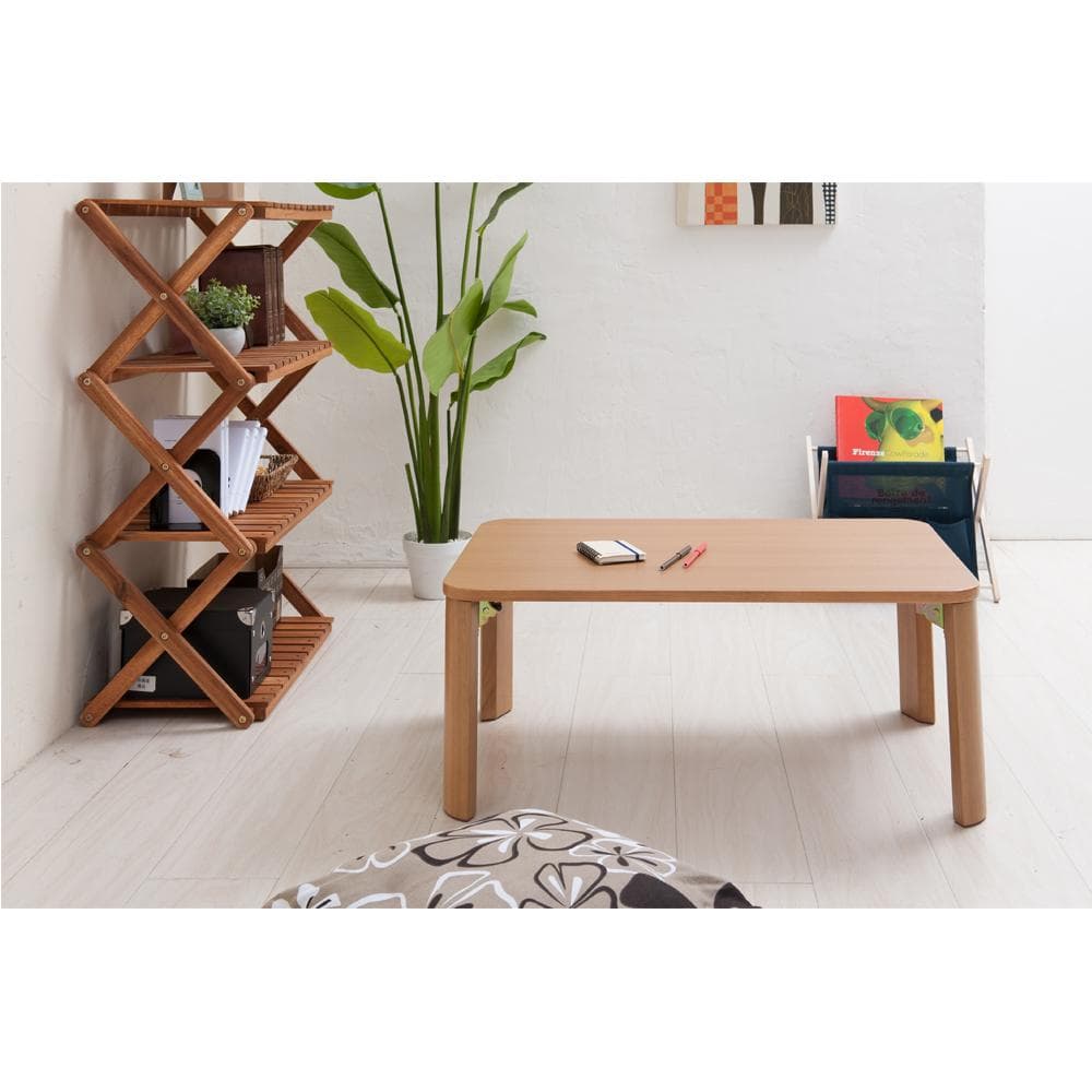 《新品送料無料》折りたたみテーブル幅75cm 机 デスク 座卓 木製 ナチュラル