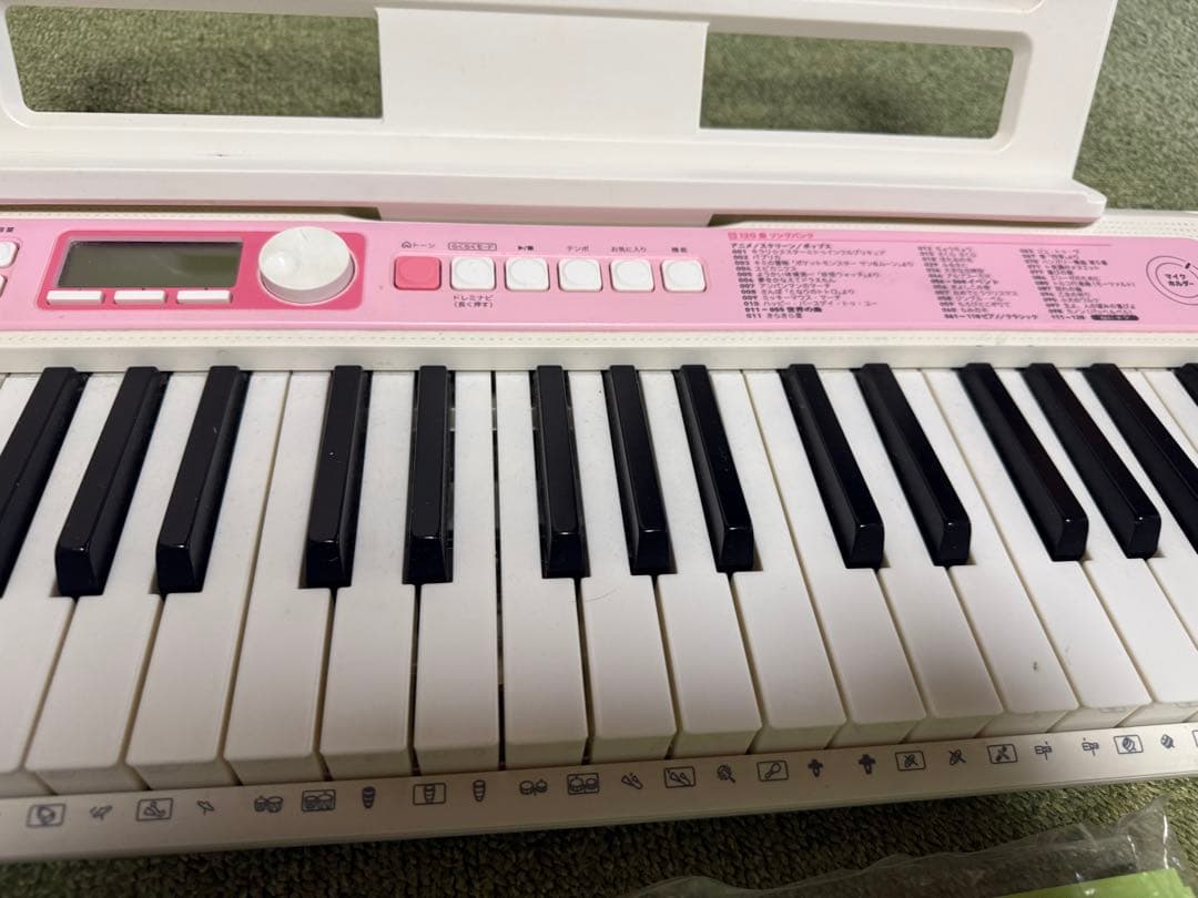 CASIO LK-312 電子キーボード ホワイト・ピンク　訳あり