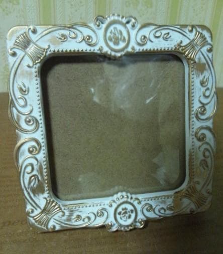 クラシカル フォトフレーム ＊ ホワイト ゴールド b