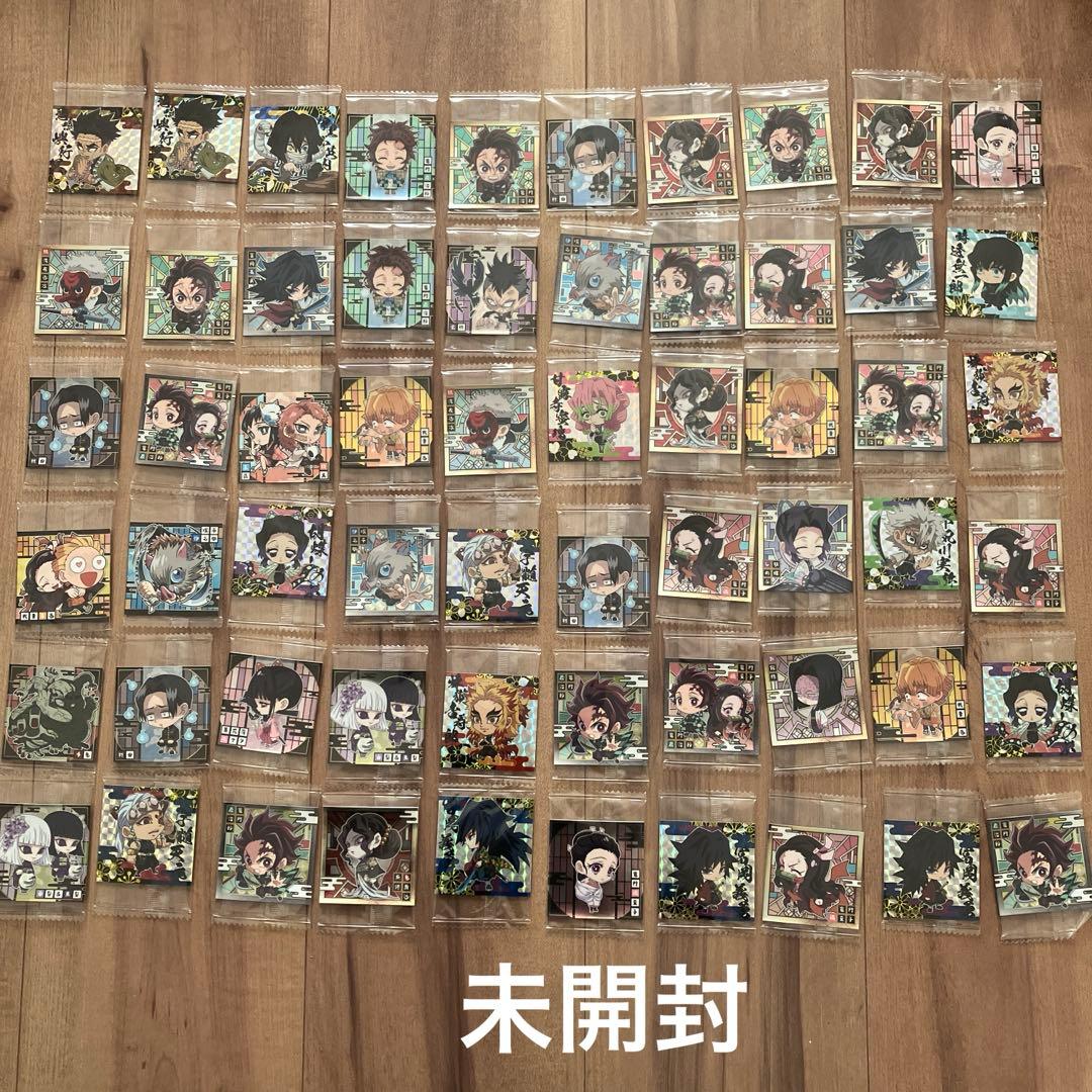 鬼滅の刃　シール　カード　ホログラムカードセット　大量　まとめ