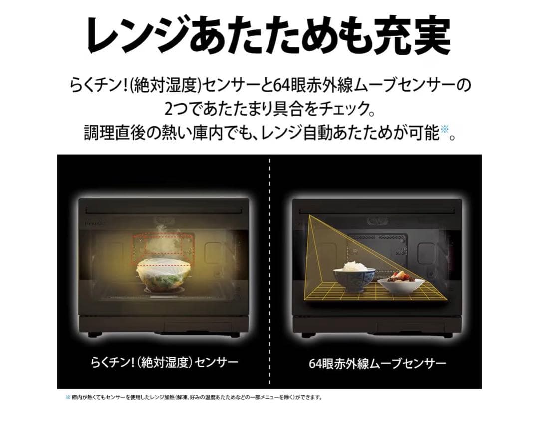 未使用 シャープ ヘルシオ ウォーターオーブン AX-RS1B-W 30L