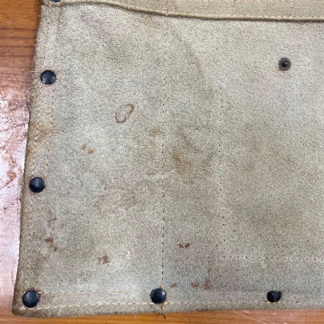本革スエード 園芸用腰袋 ガーデニング用 DIY用　大工道具 盆栽道具