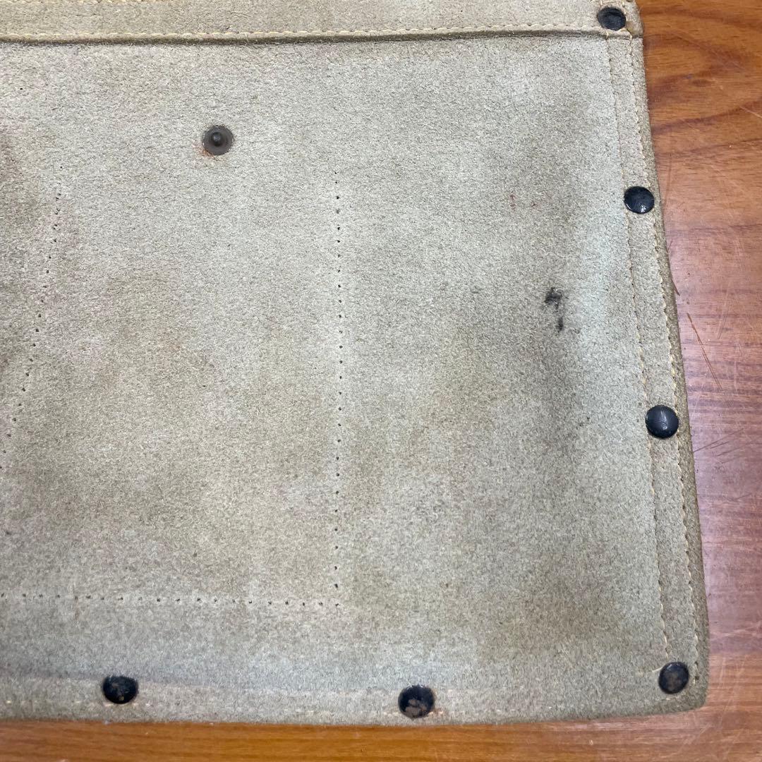 本革スエード 園芸用腰袋 ガーデニング用 DIY用　大工道具 盆栽道具