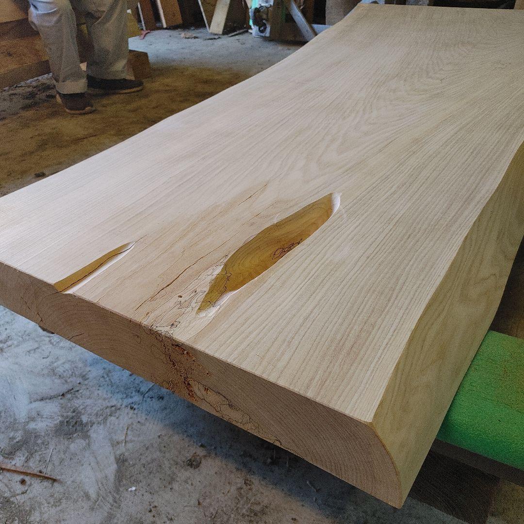 送料込み　セン　栓　一枚板　無垢材　天板　テーブル　カウンター DIY　番号67